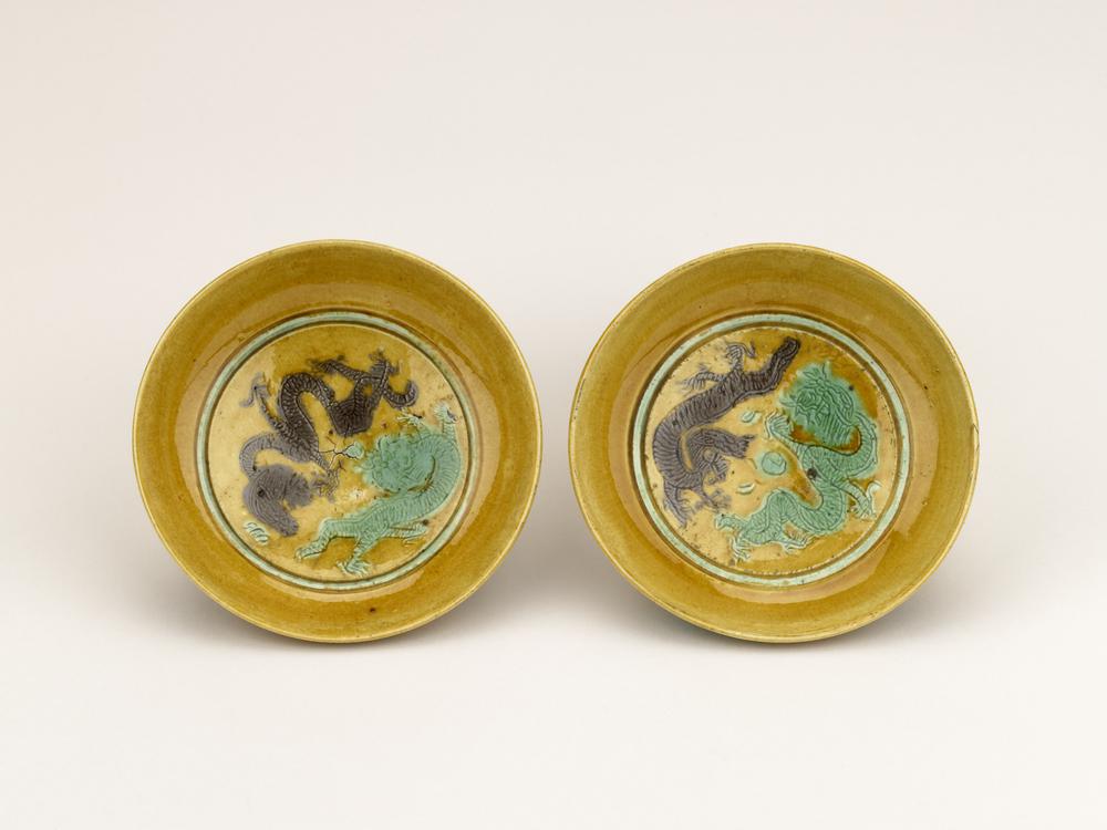 图片[1]-saucer-dish(pair of) BM-Franks.210.+-China Archive